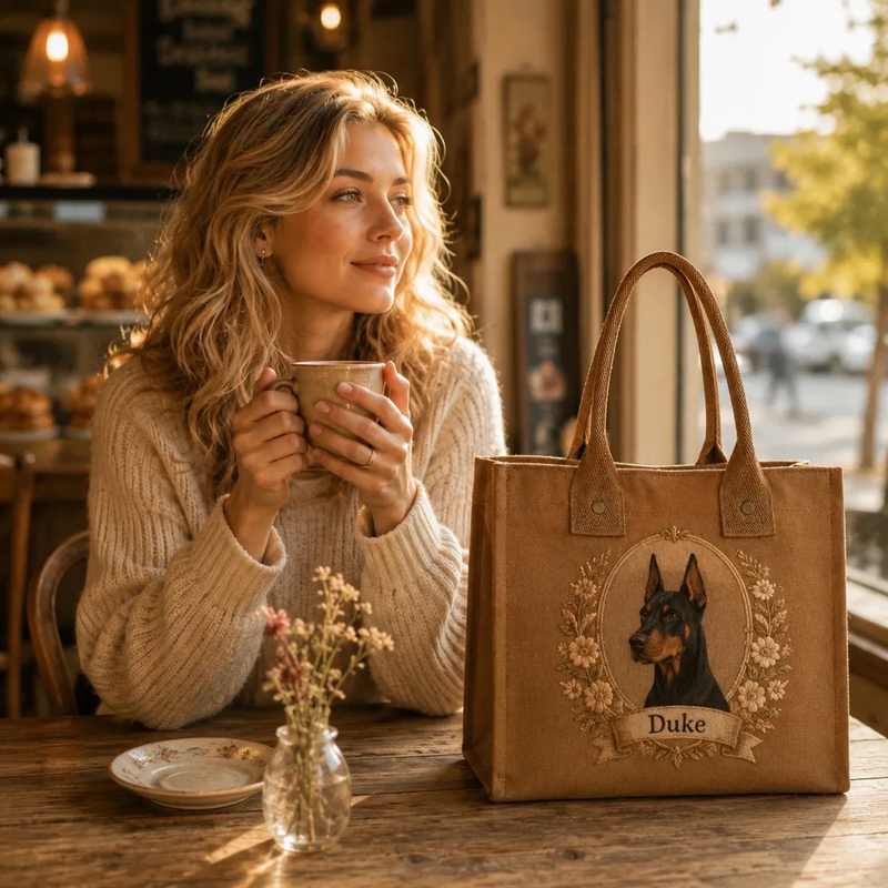 Personalized Pet Canvas Tote Gift Box