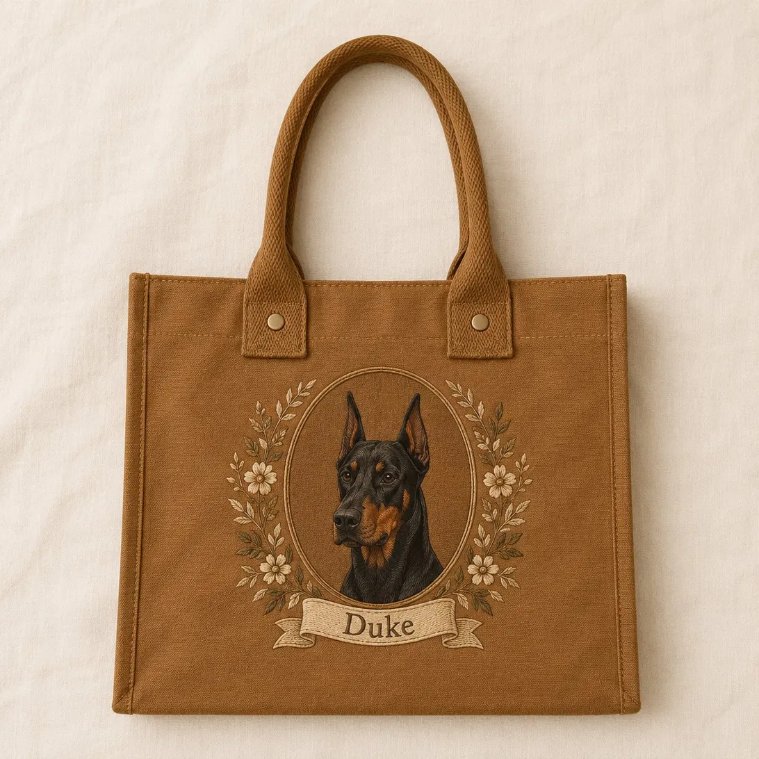 Personalized Pet Canvas Tote Gift Box