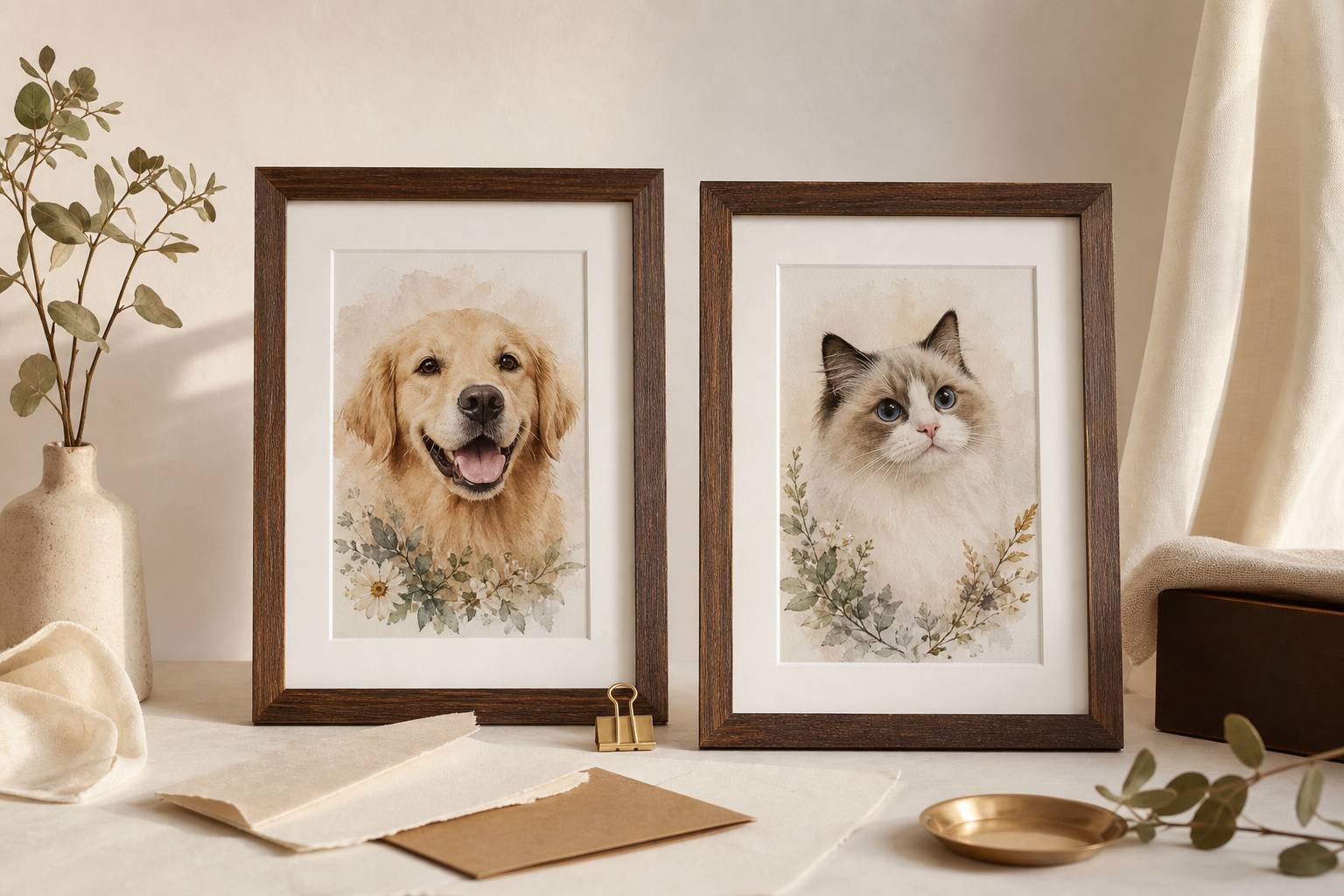 Custom pet portraits